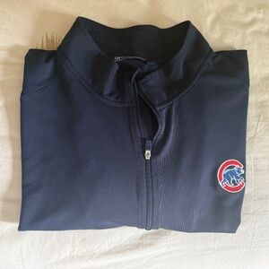 Chicago Cubs Cutter & Buck Adapt Eco Knit Stretch Recycled Quarter-Zip XL